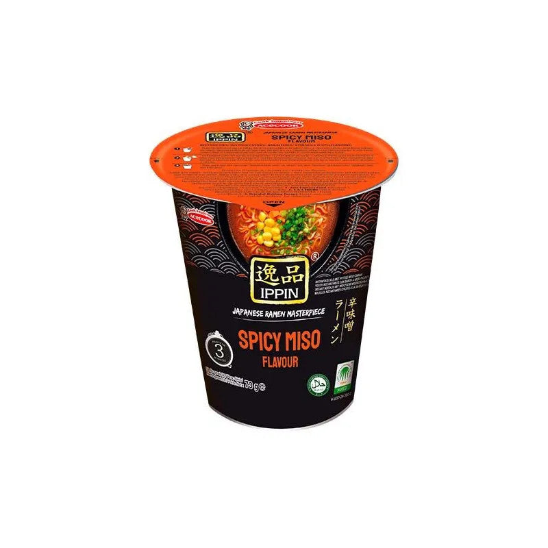 ACECOOK Instantnudeln Spicy Miso Ippin 73g
