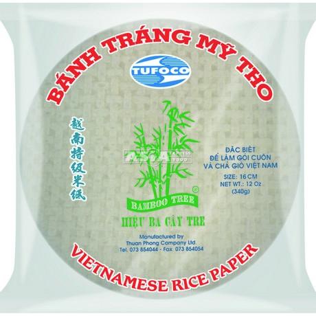 BAMBOO TREE Reispapier Sommerrolle Rund 16 cm 340g
