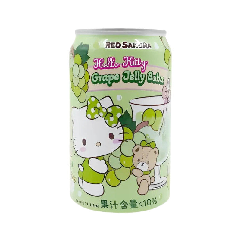 RED SAKURA Traubengetränk mit Geleekugeln (Hello Kitty) 310ml