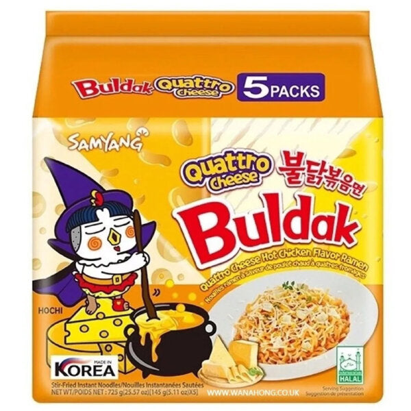 SAMYANG Buldak Hot Chicken Ramen Quattro Cheese Flavors 145g
