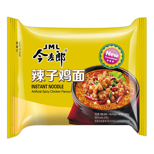 JINMAILANG Instantnudeln Scharfe Hähnschensuppe 109g