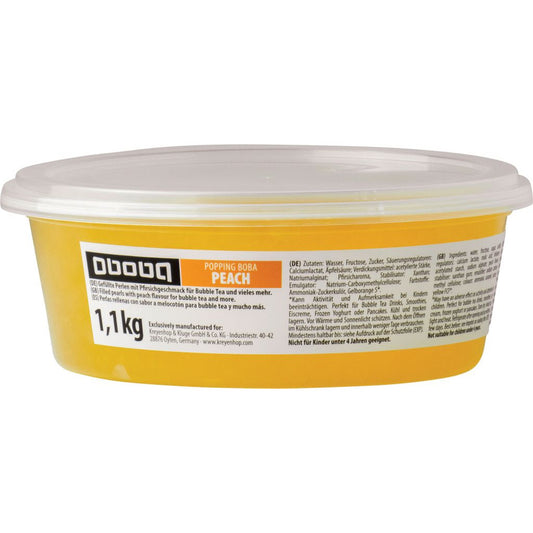 OBOBA Popping Boba, Pfirsichgeschmack 1.1kg