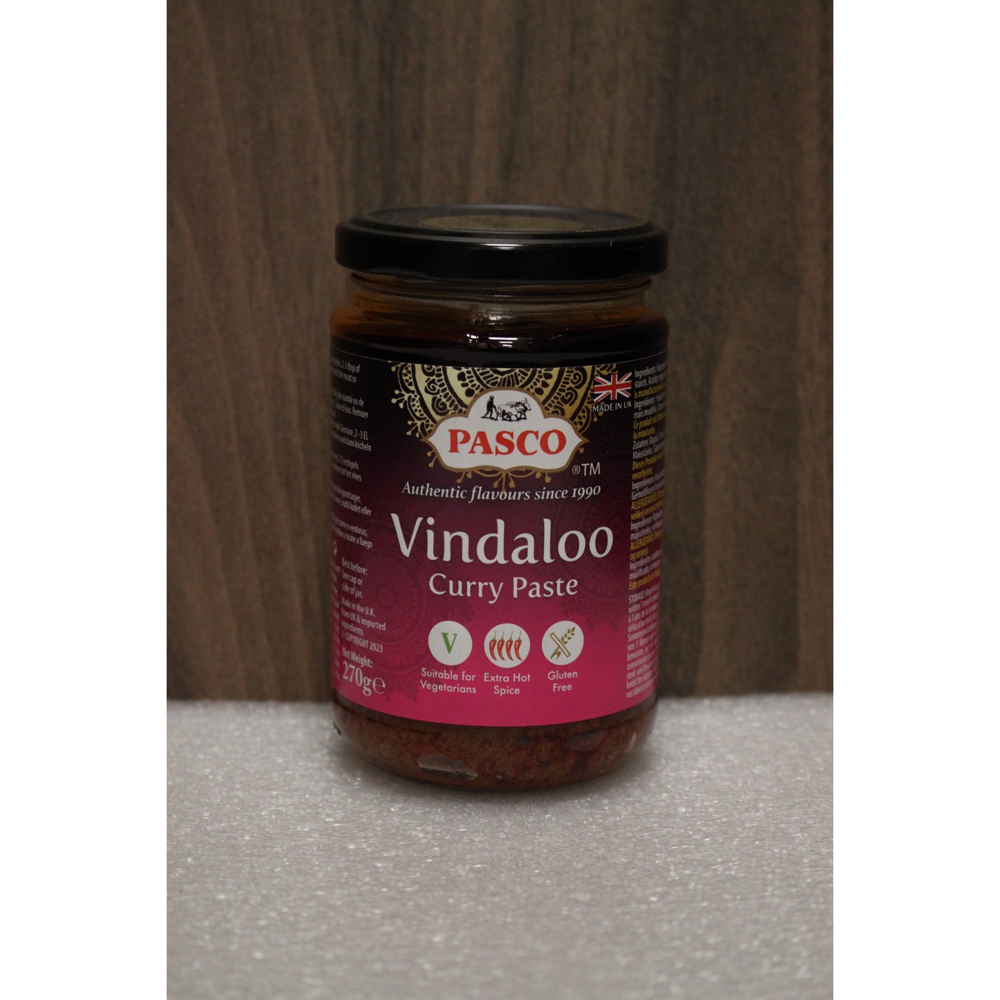 Pasco Vindaloo Currypaste 270g