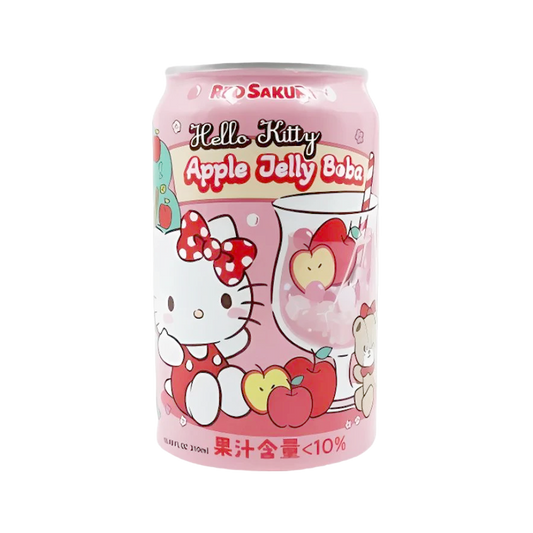 RED SAKURA Apfelgetränk mit Geleekugeln (Hello Kitty) 310ml