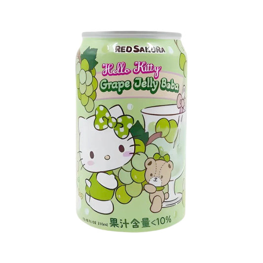 RED SAKURA Traubengetränk mit Geleekugeln (Hello Kitty) 310ml