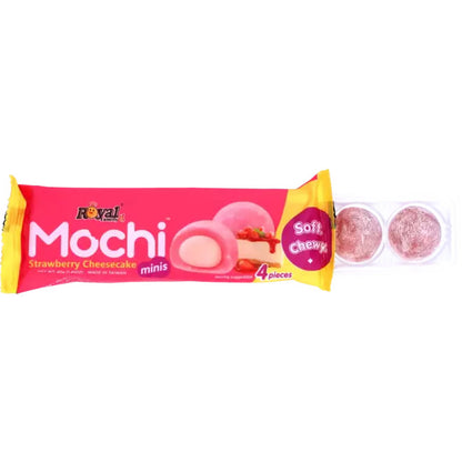 Royal Family Mochi Mini Erdbeer Käsekuchen Snackpackung 40g