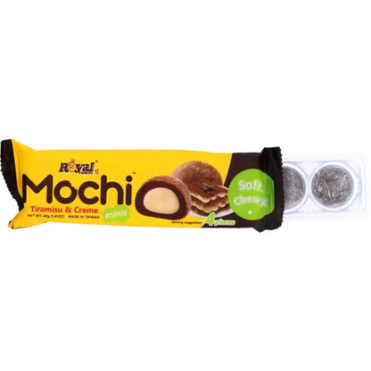 Royal Family Mochi Mini Tiramisu & Creme Snackpackung 40g