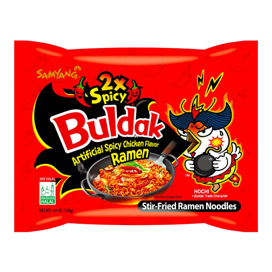 SAMYANG Buldak - Instant Nudeln Extra Scharfes Huhn (2x Spicy) 140g