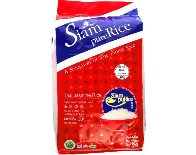Siam Pure Thai Hom Mali Jasminreis Premium, 20 kg