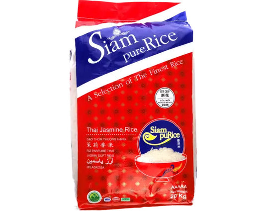 Siam Pure Thai Hom Mali Jasminreis Premium, 20 kg