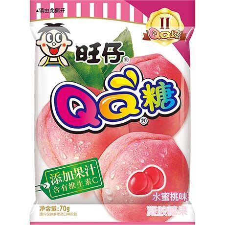 WANT WANT Gummibärchen Pfirsich 70g